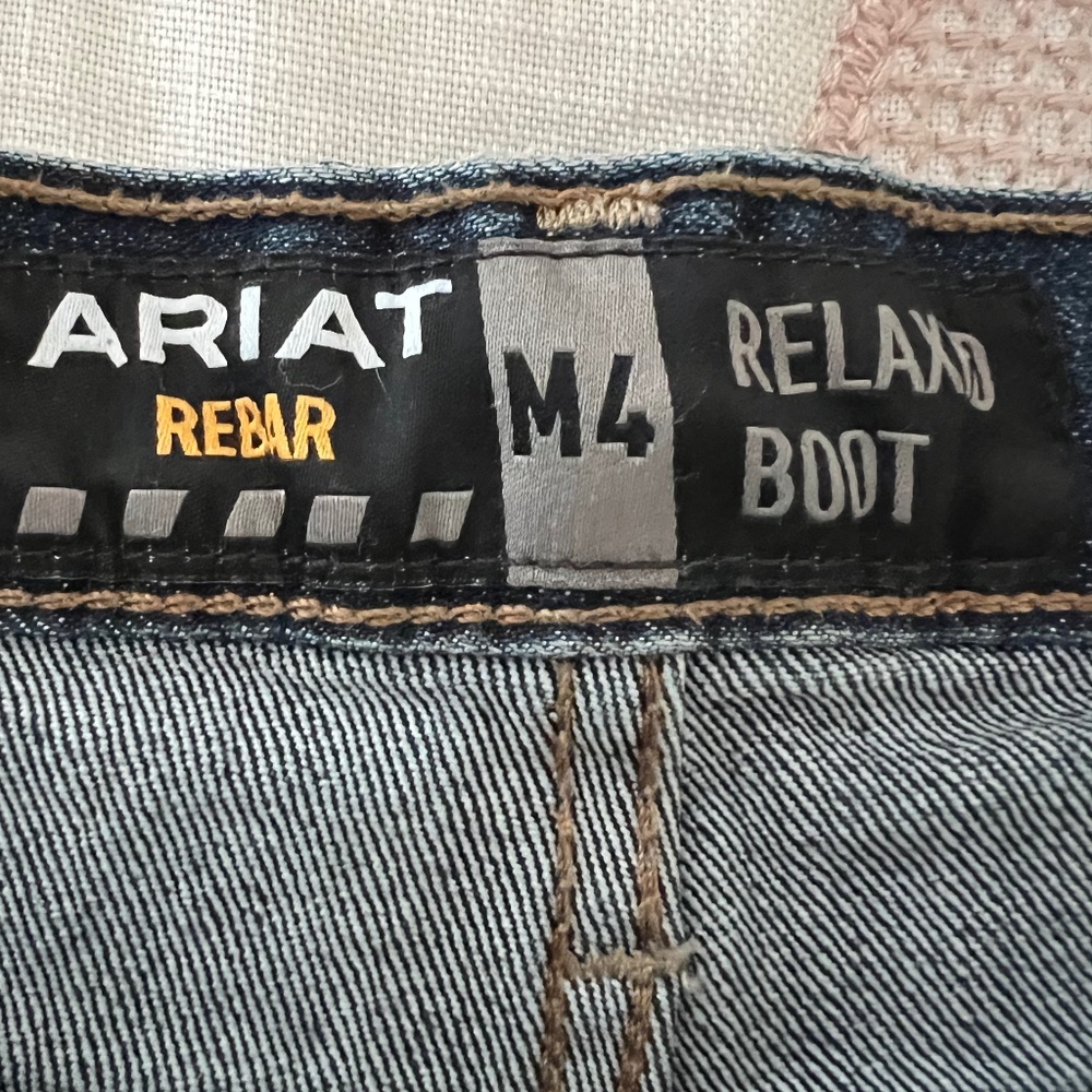 Men's Ariat Rebar M4 Jeans - Picture 7 of 9